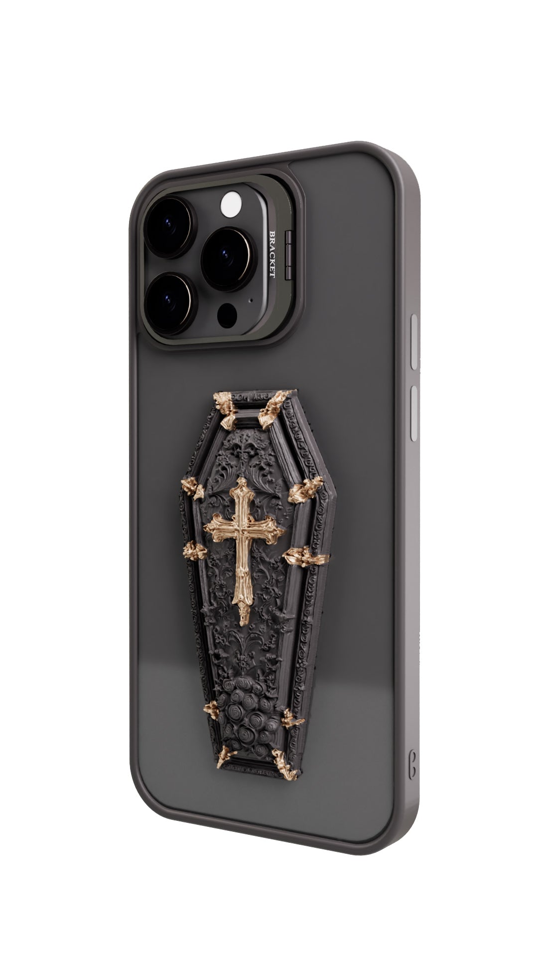 Embossed Art iPhone Case | Fuminworks iPhone 15 / ALL Black Embossed Art iPhone Case | Fuminworks iPhone 15 / ALL Black