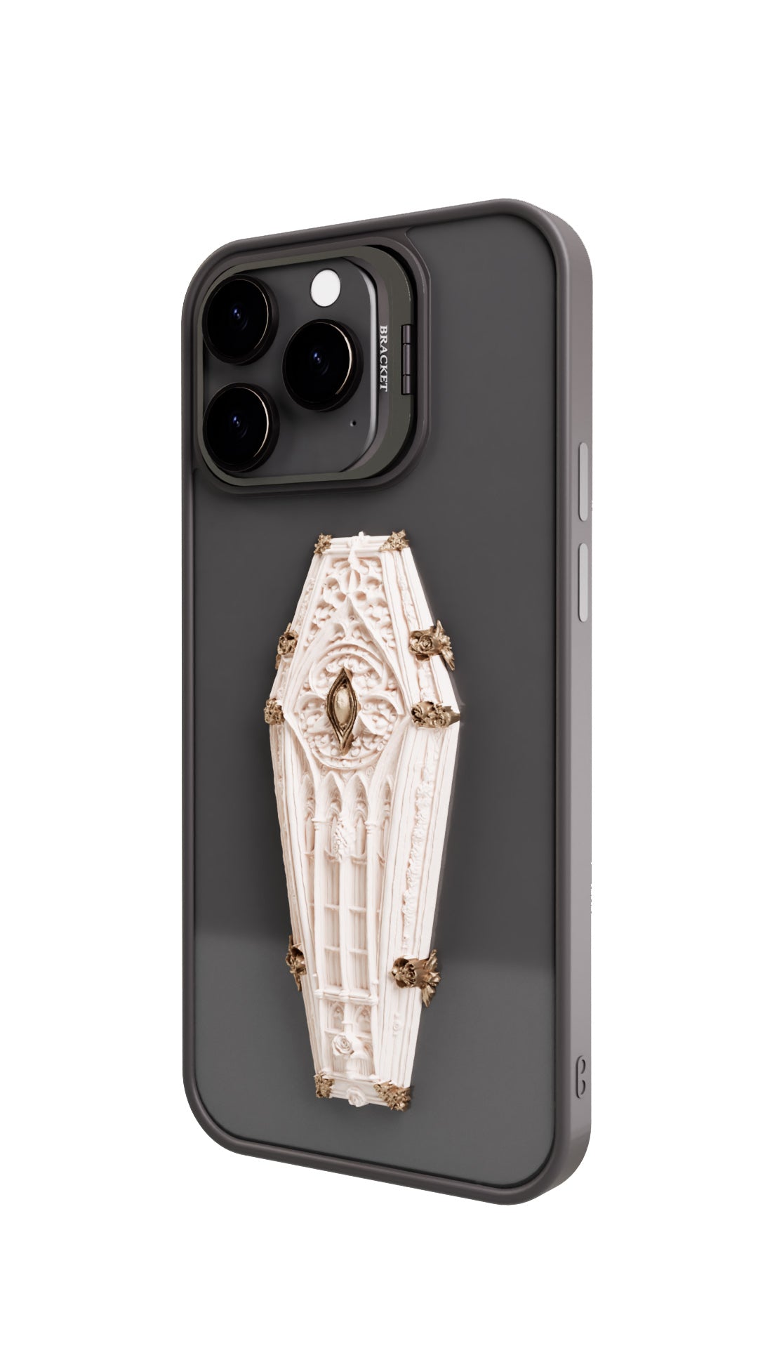 Embossed Art iPhone Case | Fuminworks iPhone 16 / Black & White Embossed Art iPhone Case | Fuminworks iPhone 16 / Black & White